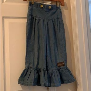 Girls adorable Matilda Jane ruffle jeans